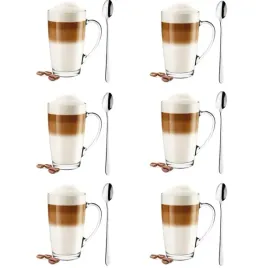szklanki-z-uchem-400ml-alex-do-herbaty-kawy-latte-komplet-6szt-lyzeczki