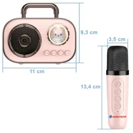 bezprzewodowy-zestaw-do-karaoke-dla-dzieci-glosnik-bluetooth-2-mikrofony