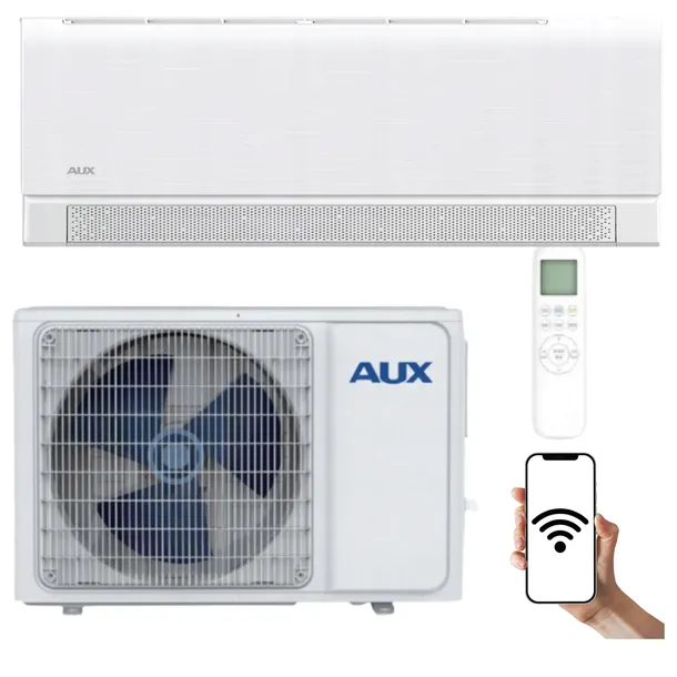 Klimatyzacja ścienna AUX C-Smart 3,5kW 40m2 DOMOWY GRZAŁKA WiFi JONIZACJA