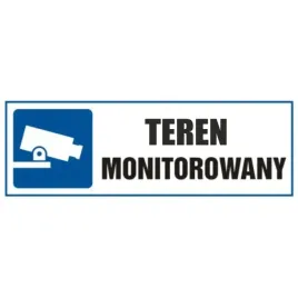 tablica-teren-monitorowany-10x30cm-promocja