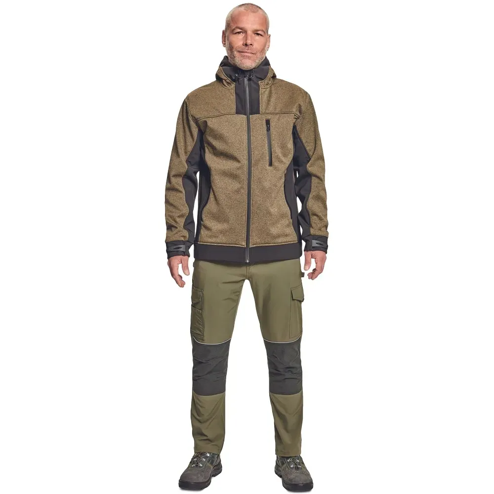 huyer-softshell-kurtka-bezowy-xs-stan-nowy