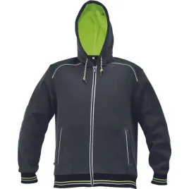 knoxfield-bluza-z-kap-antracyt-zolty-xxl