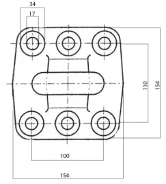 z039-ucho-dyszla-na-flanszy-fi-40-110x100mm