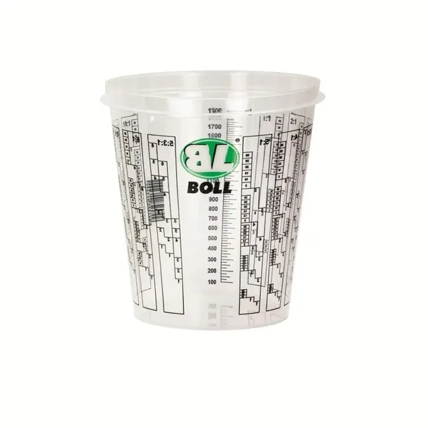 Kubek lakierniczy BOLL 2240 ml Pojemnik z podziałką - ZESTAW 100 szt.