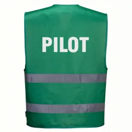 kamizelka-odblaskowa-portwest-xxl-xxxl-zielona-z-nadrukiem-pilot