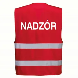 kamizelka-odblaskowa-portwest-czerwony-xxl-xxxl-nadruk-nadzor