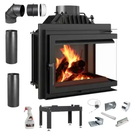 kominek-narozny-prawy-wklad-kominkowy-simple-kratki-8-kw-zestaw-rur-fi-200