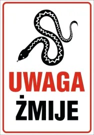 tabliczka-uwaga-zmije-15x21cm-pcv-1mm