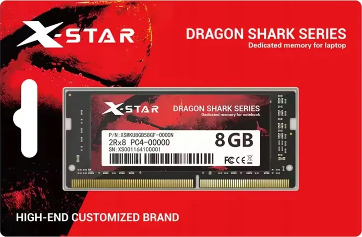 Pamięć RAM X-Star Dragon DDR4 8GB 1,2v PC4 2666MHz do laptopa Intel & AMD