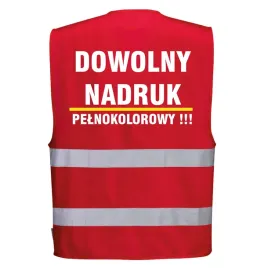 kamizelka-odblaskowa-czerwona-200szt-portwest-z-dowolnym-nadrukiem