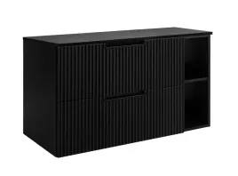 czarna-szafka-pod-umywalke-wiszaca-80-cm-regal-czarny-ryflowana-2-szuflady