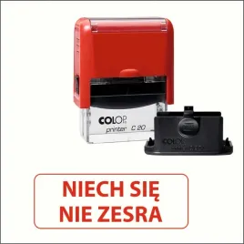 pieczatka-niech-sie-nie-zesra-smieszny-gadzet-colop-compact-20-14x38mm