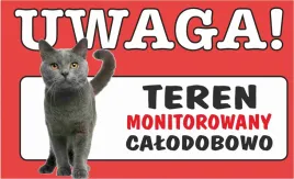 tabliczka-tablica-uwaga-kot-teren-monitorowany-prezent-gadzet-12x20cm