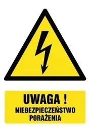 tabliczka-uwaga-niebezpieczenstwo-porazenia-10x15cm-pcv-1mm