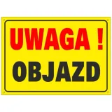 tablica-uwaga-objazd-pcv1mm-25x35cm