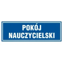 znak-tabliczka-pokoj-nauczycielski-10x30cm-pcv-1mm-tablica