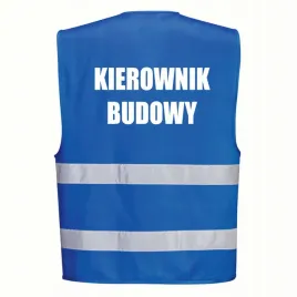 kamizelka-odblaskowa-portwest-niebieska-rozmiar-s-m-nadruk-kierownik-budowy
