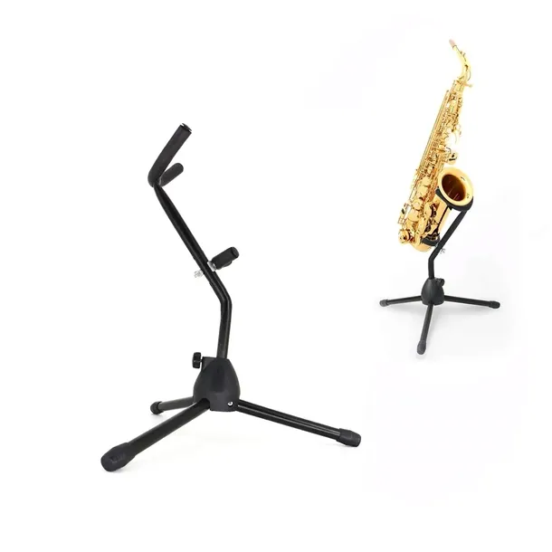METALOWY STATYW STOJAK NA SAKSOFON SAKSOFONOWY TENOROWY LUB ALTOWY