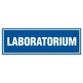 znak-tabliczka-laboratorium-10x30cm-pcv-1mm-tablica