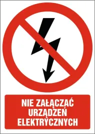 naklejka-nie-zalaczac-urzadzen-elektrycznych-15x21cm