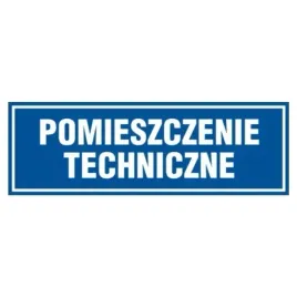 znak-tabliczka-pomieszczenie-techniczne-10x30cm-pcv-1mm-tablica