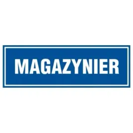 znak-tabliczka-magazynier-10x30cm-pcv-1mm-tablica