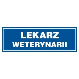 znak-tabliczka-lekarz-weterynarii-10x30cm-pcv-1mm-tablica