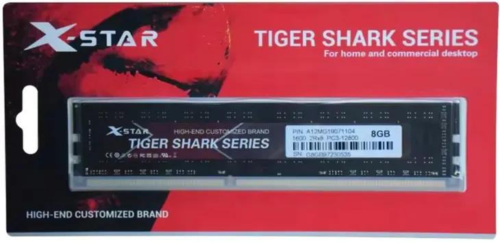 Pamięć RAM X-Star DDR3 16GB (2x8GB) 1,5v PC3 1600MHz do PC / Intel & AMD