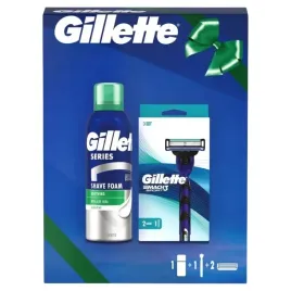 gillette-zestaw-pianka-d-gol-200ml-mach-3-2wkl
