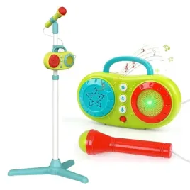 mikrofon-karaoke-funkcja-nagrywania-zestaw-z-statywem-regulacja-swiatla-led