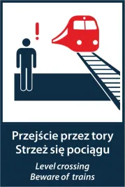 tabliczka-przejscie-przez-tory-pociag-level-crossing-30x45-pcv1-100szt
