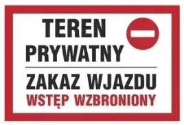 tablica-teren-prywatny-zakaz-wjazdu-wstep-wzbroniony-25x35cm-pcv-1mm