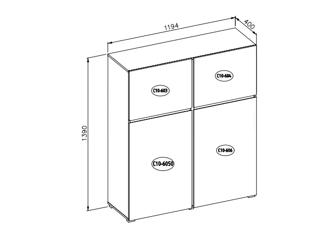 komoda-helvetia-cross-119x40x139-cm-dab-wotan-4-drzwi-matowa-na-nozkach-material-plyta-laminowana
