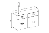komoda-helvetia-cross-119x40x78-cm-dab-wotan-2-drzwi-2-szuflady-material-plyta-laminowana
