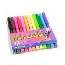 penword-zestaw-flamastrow-pisakow-do-szkoly-w-etui-12-kolorow-1szt