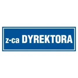 znak-tabliczka-zastepca-dyrektora-10x30cm-pcv-1mm-tablica