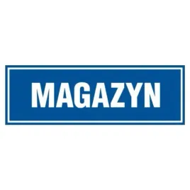 znak-tabliczka-magazyn-10x30cm-pcv-1mm-tablica