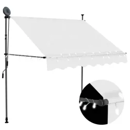 recznie-zwijana-markiza-z-led-150-cm-kremowa-lumarko