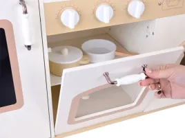 piekna-duza-kuchnia-drewniana-dla-dzieci-piekarnik-pralka-lodowka-za5271