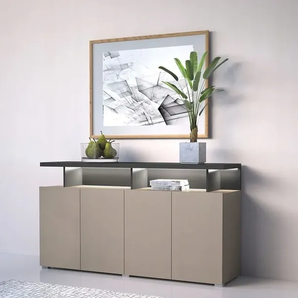 komoda-helvetia-serio-153x40x84-cm-antracyt-cappuccino-4-drzwi-matowa-kolekcja-serio