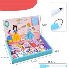 ksiazeczka-magnetyczna-ukladanka-puzzle-na-magnes-ubierz-lalke-dla-dzieci