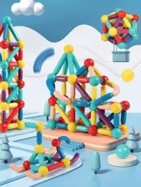 klocki-magnetyczne-64-elementy-kreatywna-zabawka-diy-magnetic-sticks