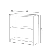 regal-otwarty-mebelbos-top-mix-80x85-cm-bialy-dab-sonoma-plyta-laminowana-stan-nowy