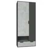 szafa-dwudrzwiowa-meblar-nano-80-cm-z-szuflada-grafit-szary-na-nozkach-kolor-frontow-grafit