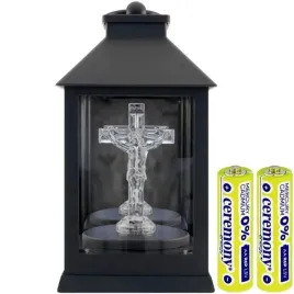latarenka-dekoracyjna-prostokatna-ceremony-la1-krzyz-czarna-20cm-baterie