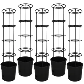 doniczka-do-uprawy-pomidorow-z-drabinka-na-balkon-czarna-30-cm-zestaw-5-szt