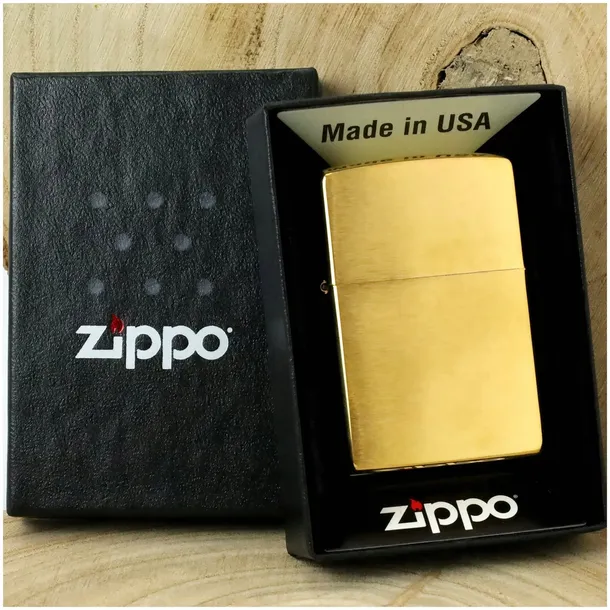 ZŁOTA ZAPALNICZKA ZIPPO 24K ZŁOCONA PRAWDZIWYM ZŁOTEM + CERTYFIKAT + GRAWER