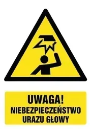 tabliczka-uwaga-niebezpieczenstwo-urazu-glowy-21x30cm-pcv-1mm