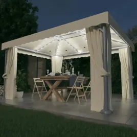 vidaxl-altana-z-zaslonami-i-sznurem-lampek-led-4x3-m-kremowa