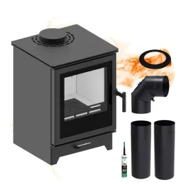 ekologiczny-piecyk-z-rusztem-koza-gatto-s-hitze-komplet-rur-do-podlaczenia